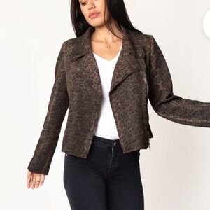 Marrakech Hanna Jacket in Leopard NWT Size XS